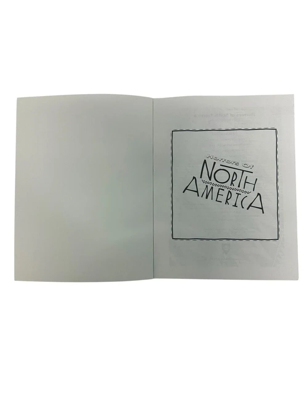 CHILL THE HORROR RPG: HORRORS OF NORTH AMERICA MFG658